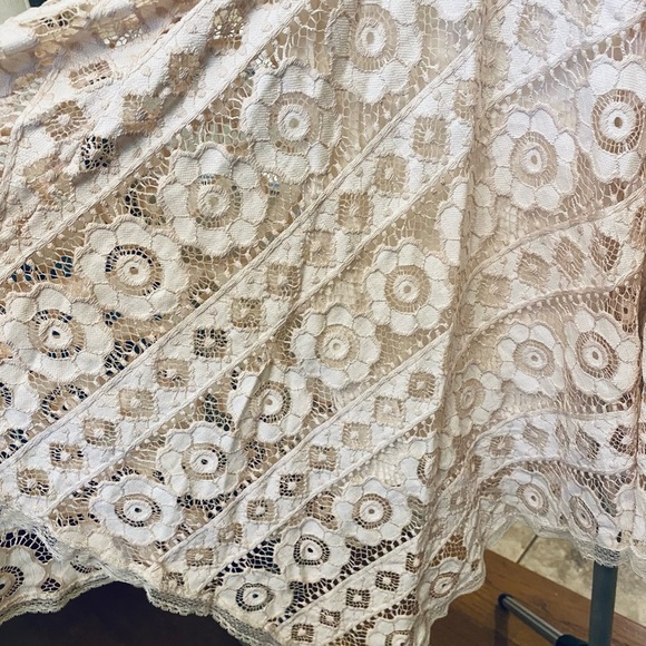 Free People Ecru Lace Elegant Dress - Picture 5 of 10